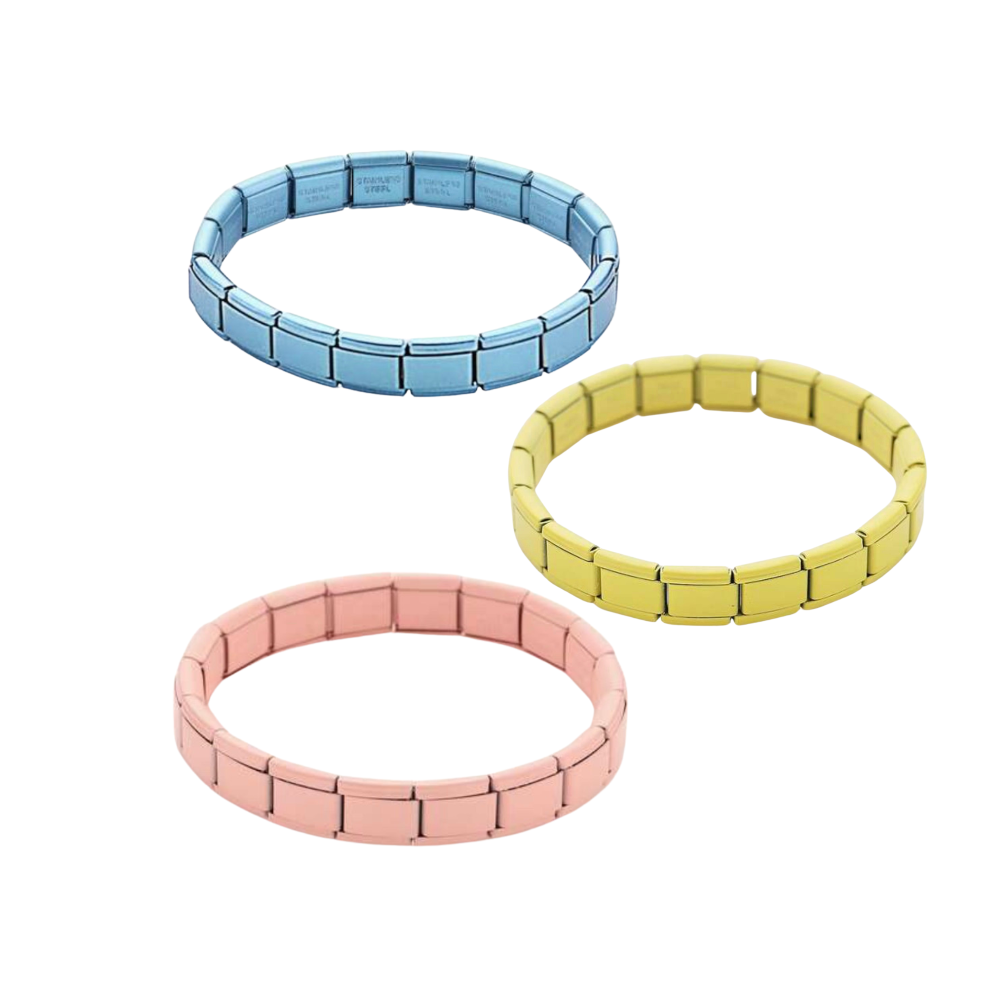 Brazaletes italianos de colores