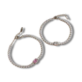 Brazalete de cristales con central rectangular