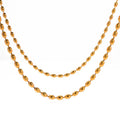 Layering cadena de bolitas