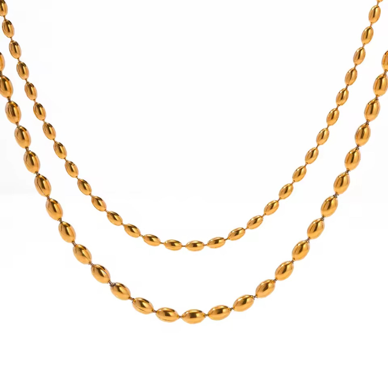 Layering cadena de bolitas