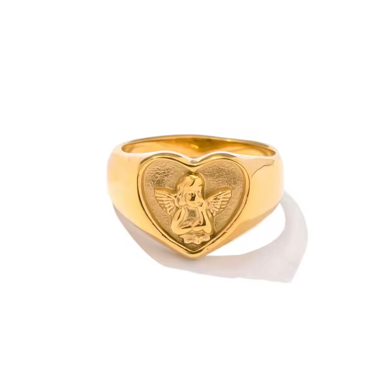 Anillo de angelito dorado