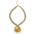 Collar de malla sol