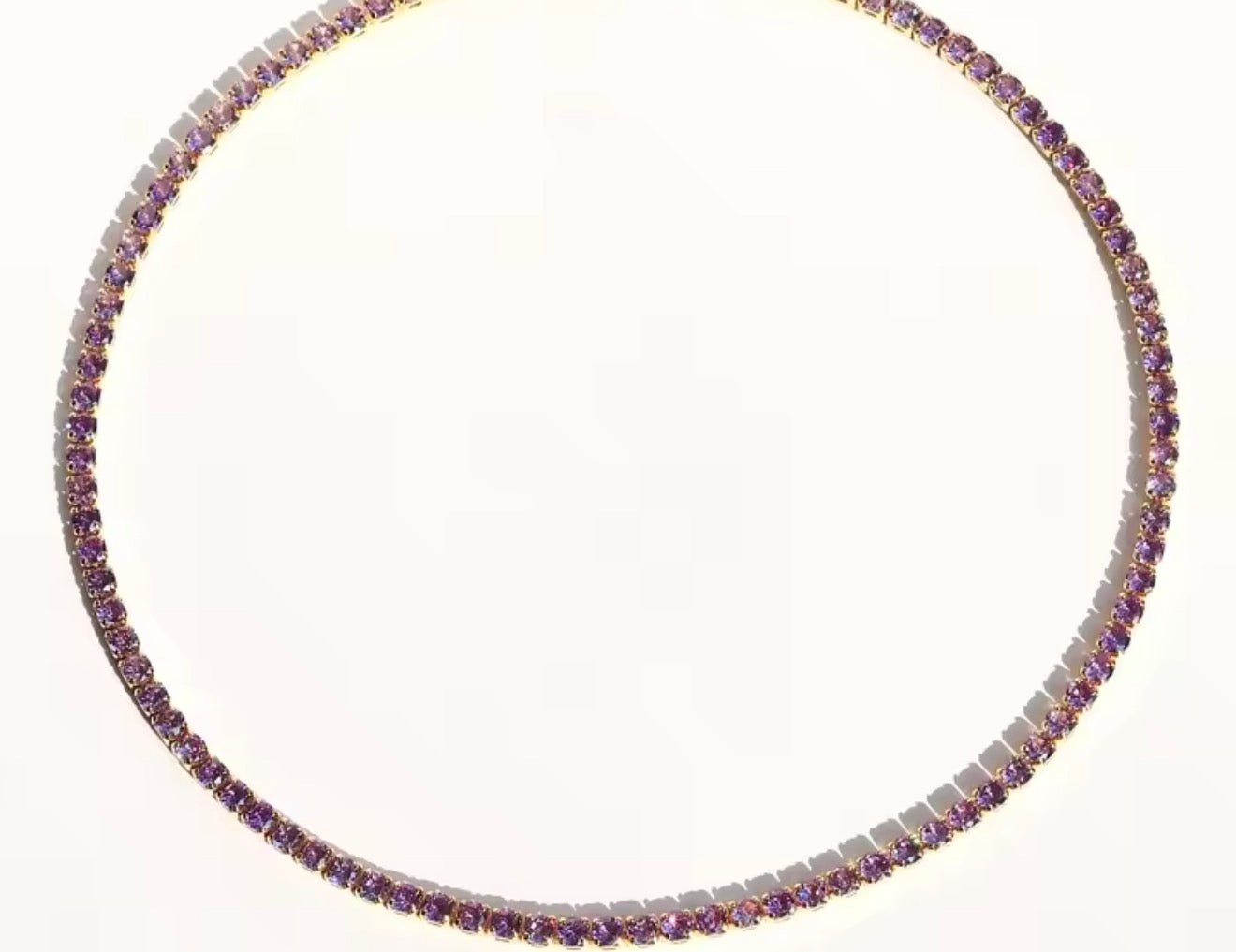 Collar lucia morado