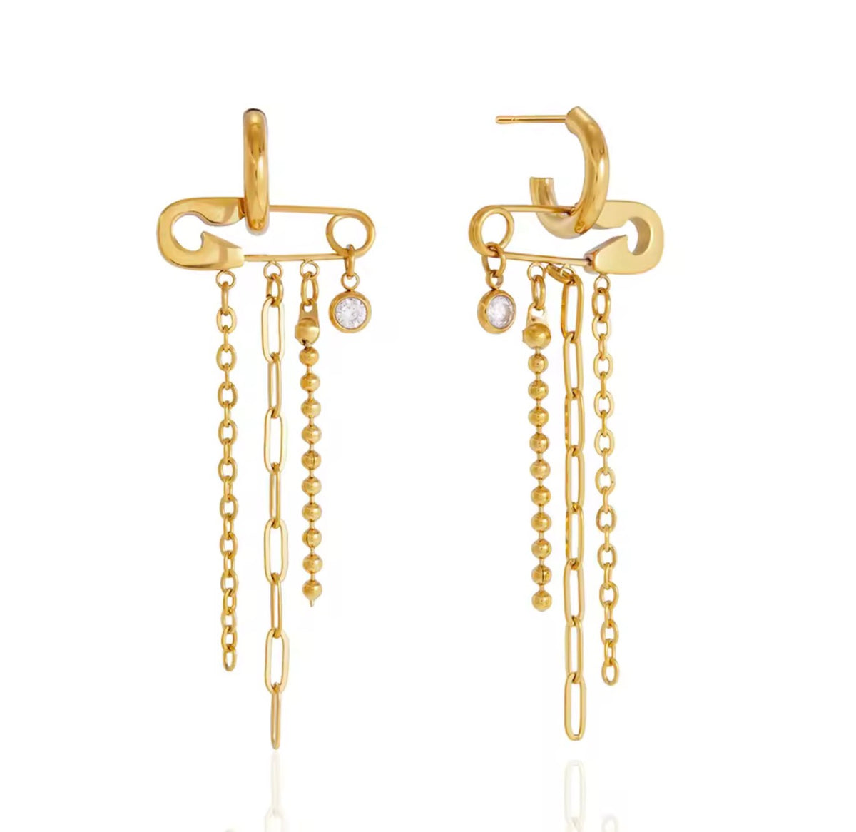 Aretes absoluta dorados