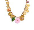 Collar con charms de colores tonos de verano