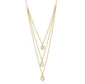 Collar triple de cristales