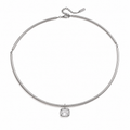 Collar rígido con dije de cristal