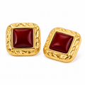 Aretes vintage rojos