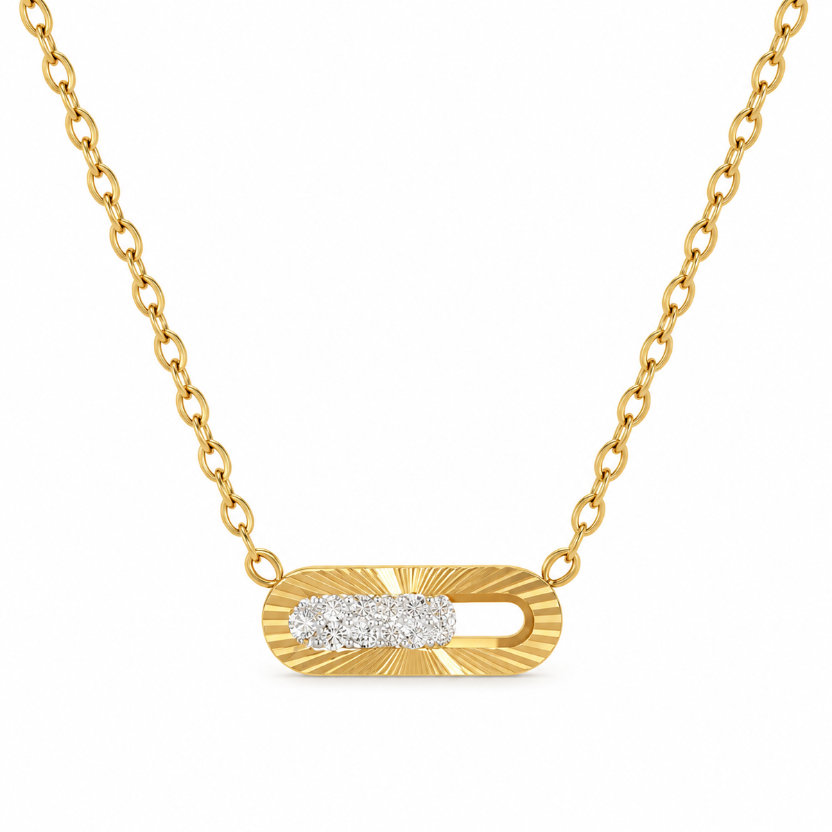 Collar Lumière mini dorado