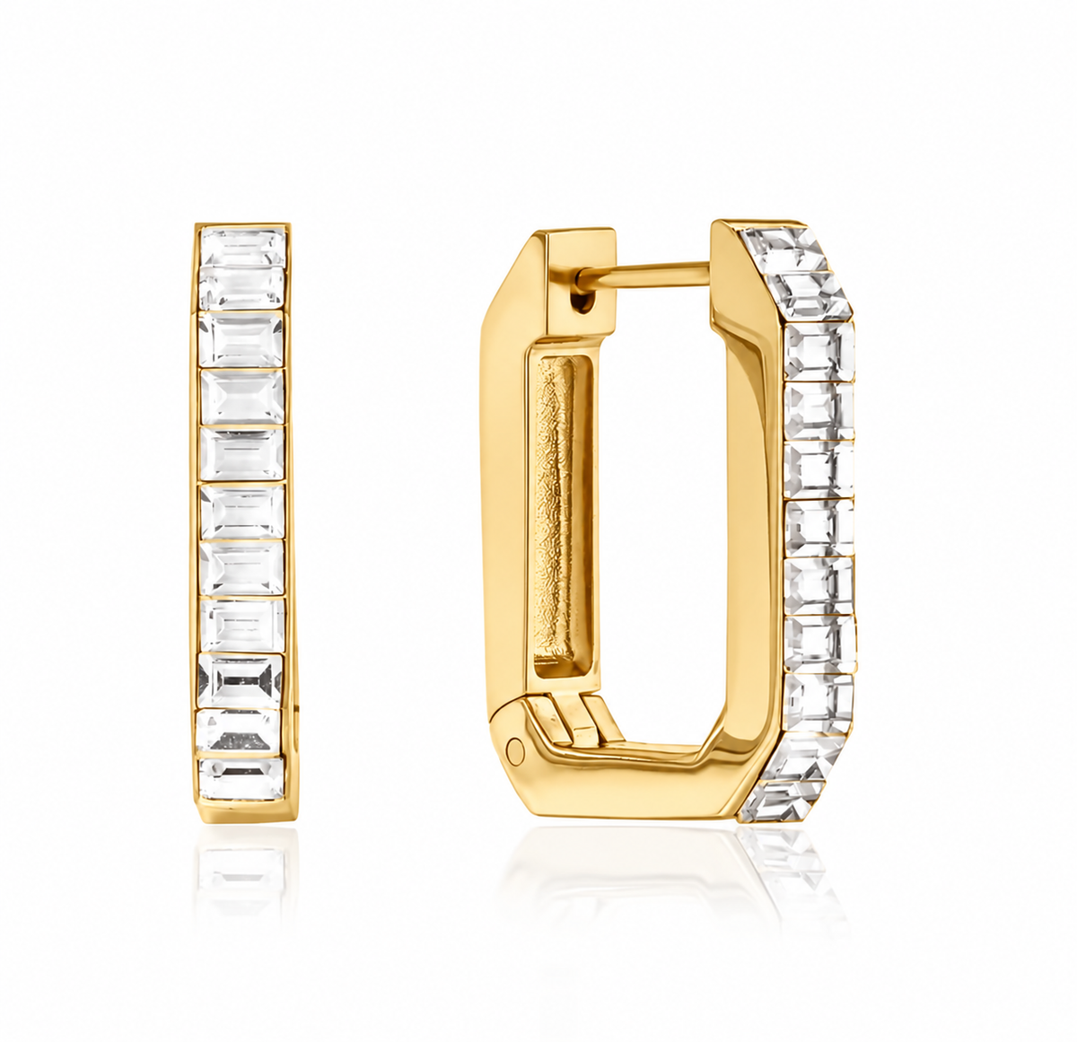 Aretes Belle dorados