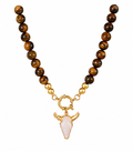 Collar de toro con baño de oro