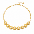 Collar fichas de perlas