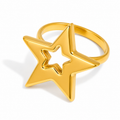 Anillo contorno de estrella