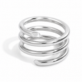 Anillo resorte 3 plateado