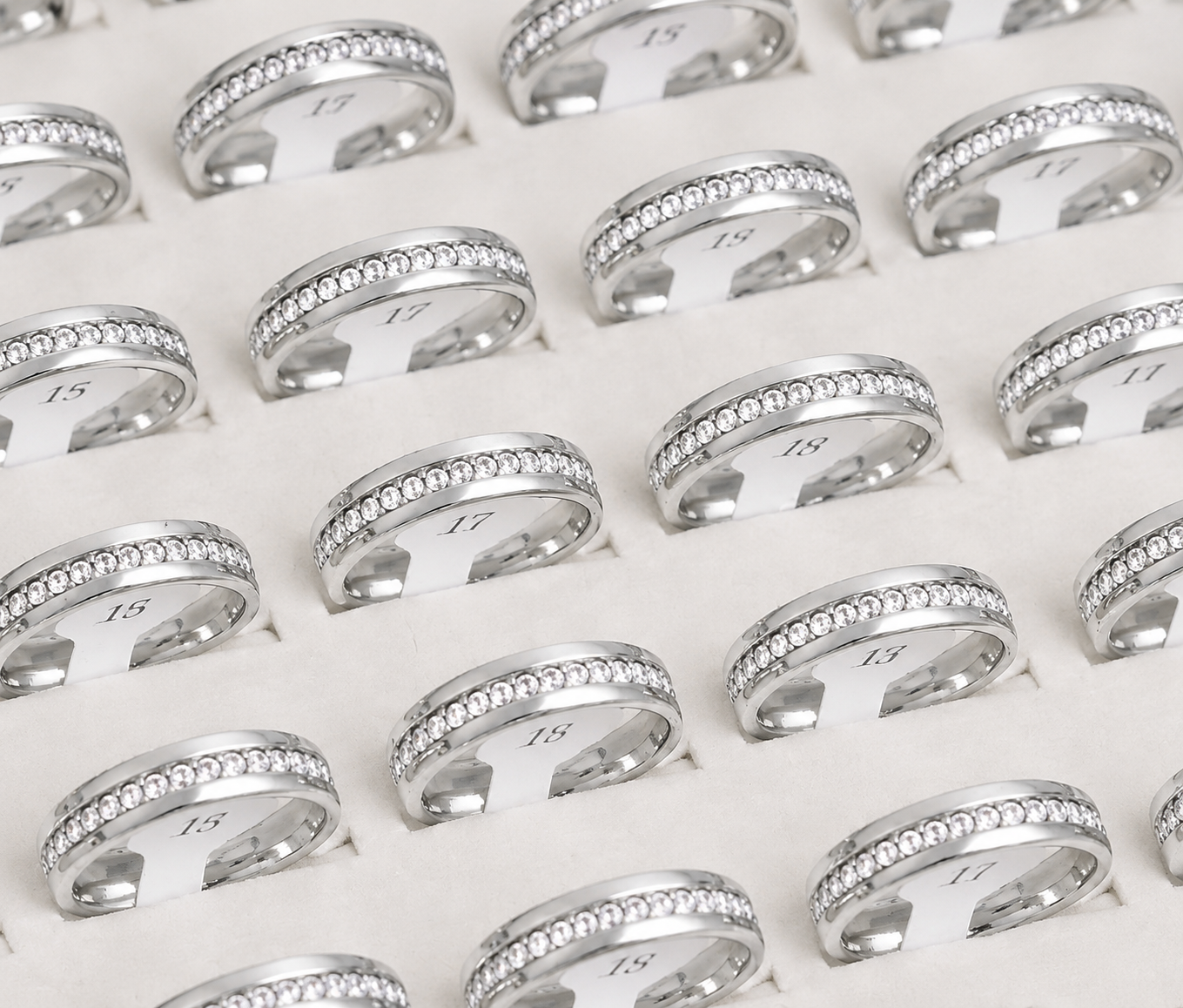 Anillo bijou plateado
