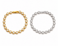 Brazalete cristales en forma de círculo