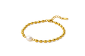 Brazalete de cuentas con perla natural