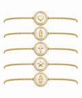 Pulsera ajustable con perla