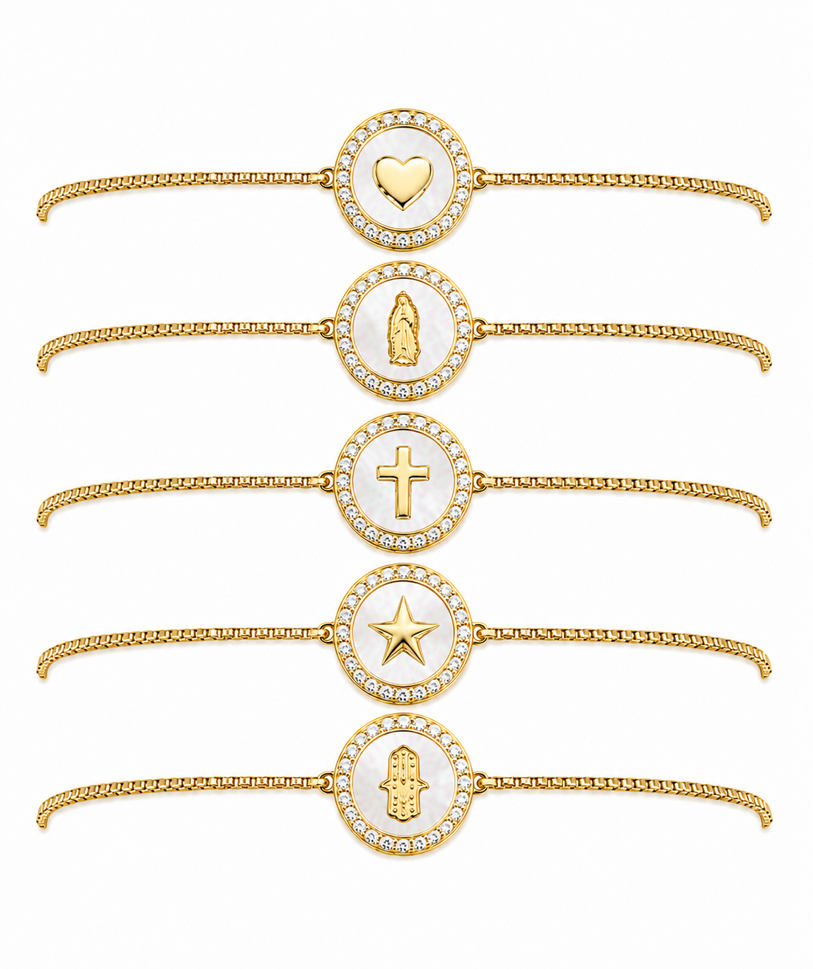 Pulsera ajustable con perla