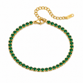 Brazalete cristales verdes